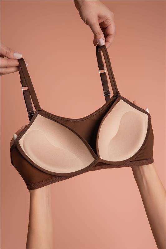 SUTIÃ TOP COM BOJO FIXO SEM ARCO