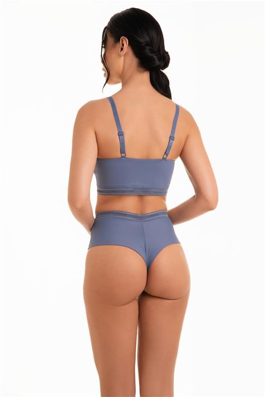 CONJUNTO TOP COM BOJO REMOVÍVEL, SEM ARO E ELÁSTICO PERSONALIZADO EMOCIONE